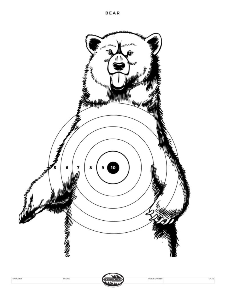 Bear Gun Target