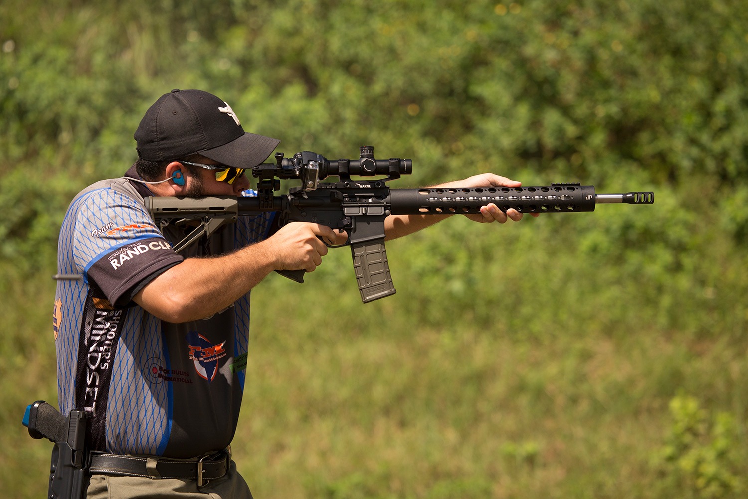 Man Shooting Rifle