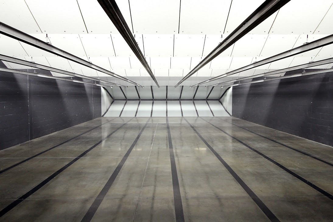 Nashville Armory range looking downrange