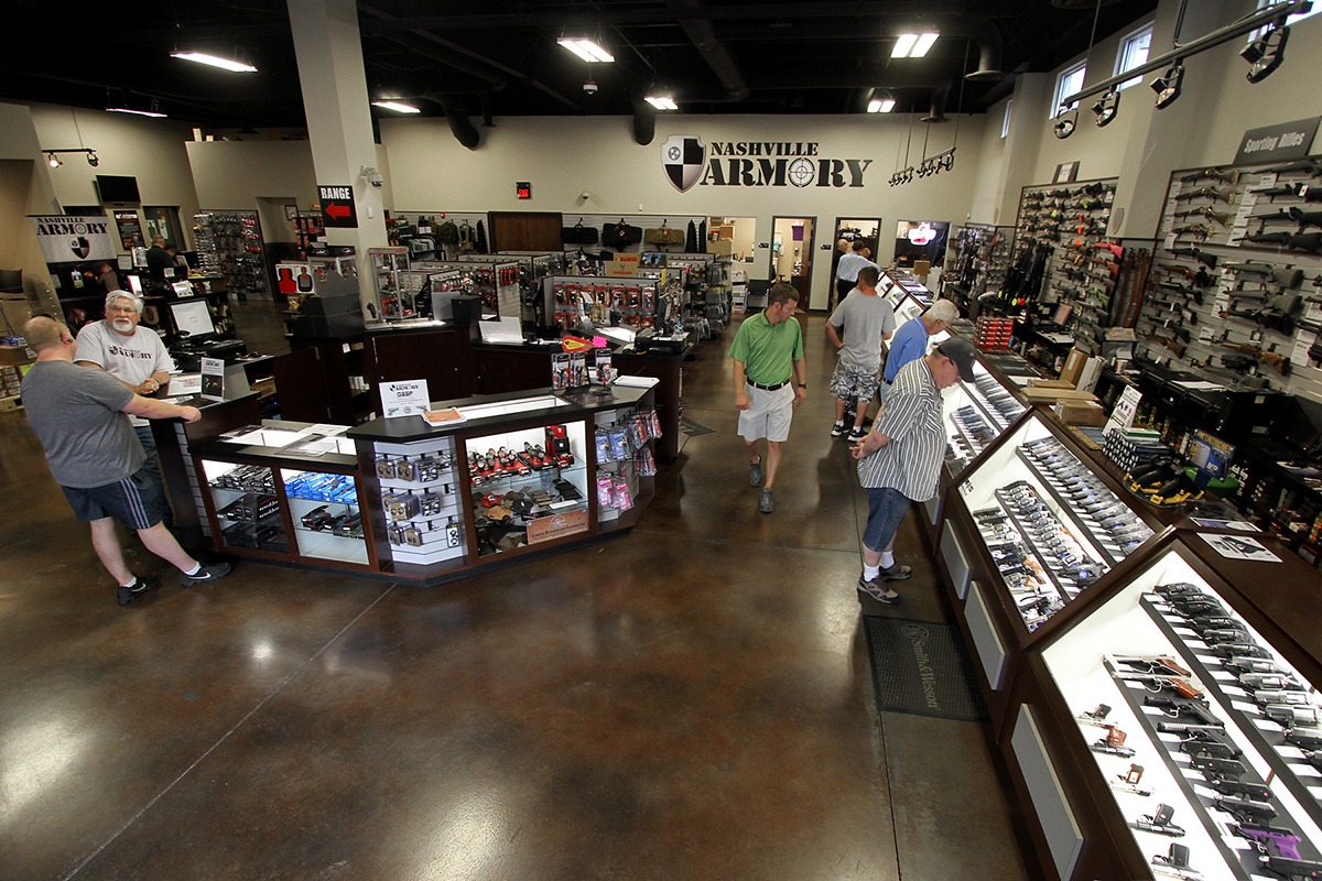 Nashville Armory retail store interior