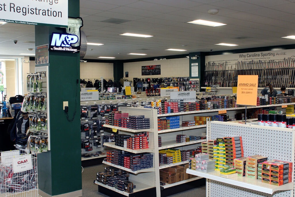 Carolina Sporting Arms Retail Area - ammo