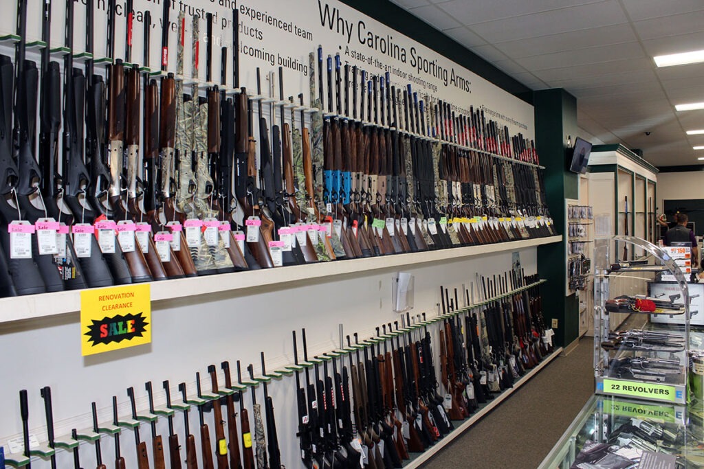 Carolina Sporting Arms Retail Area - Long Guns