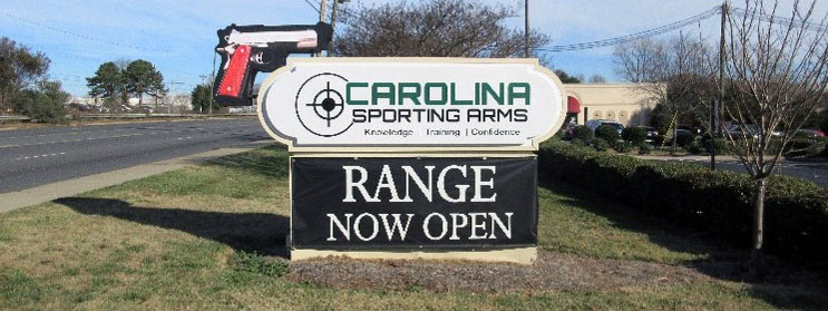 Carolina Sporting Arms Street Signage
