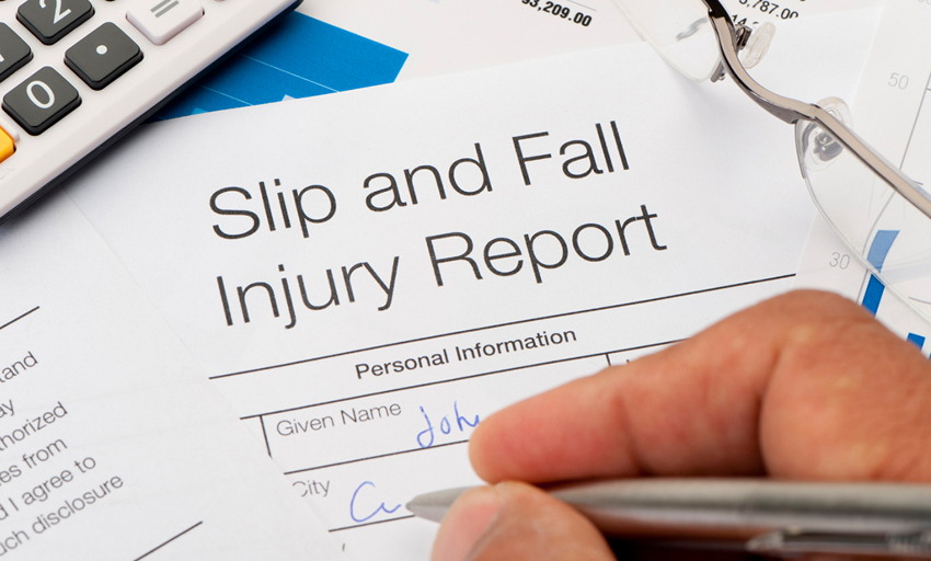 Slip and Fall Injury Report