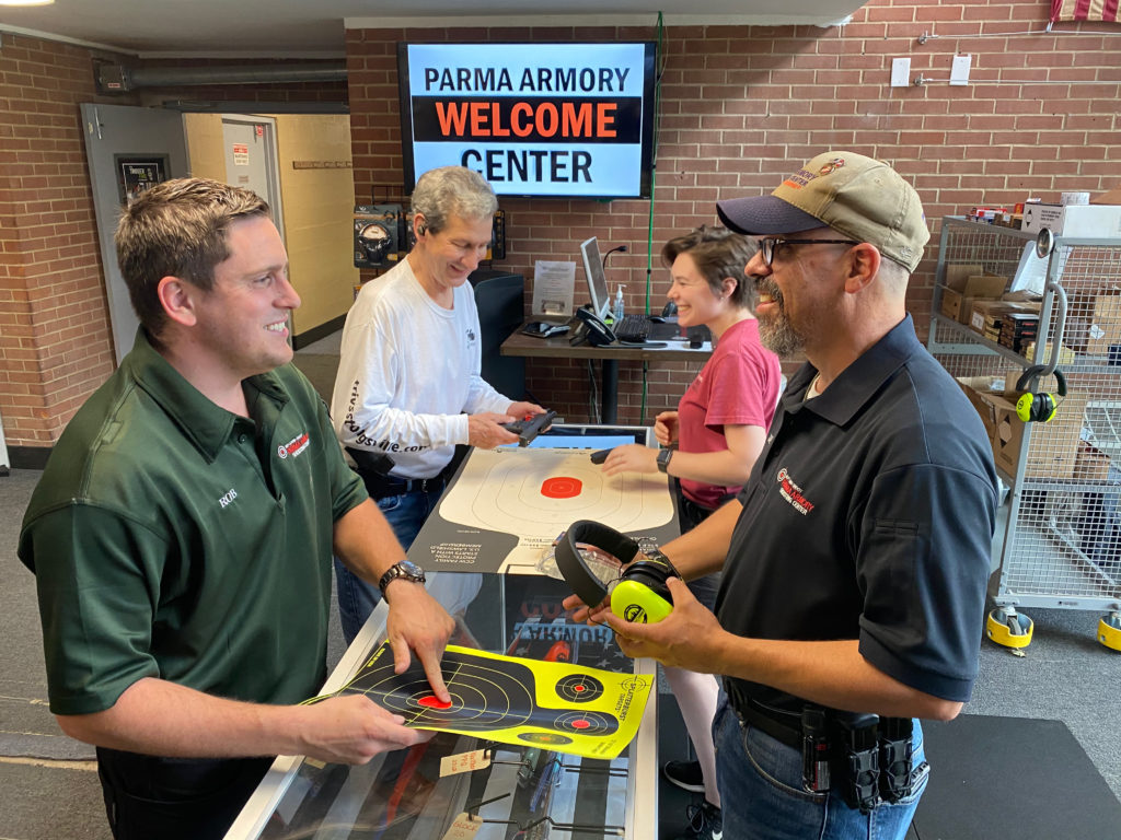 Parma Armory Shooting Center Welcome center