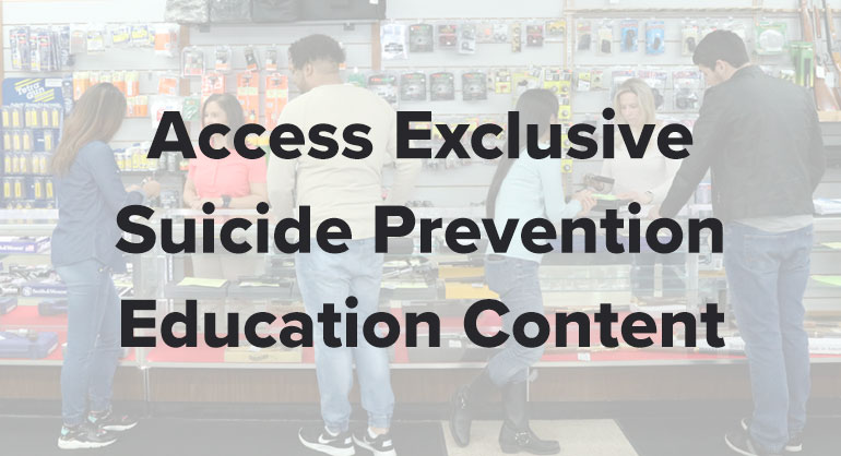 Click to access exclusive suicide prevention educational resources.