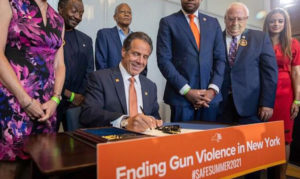 Cuomo signing ending Gun Violence in New York bill