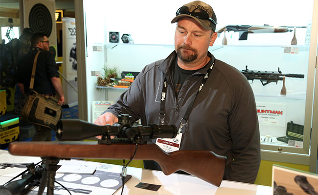 Display Model with Optic at SHOT Show