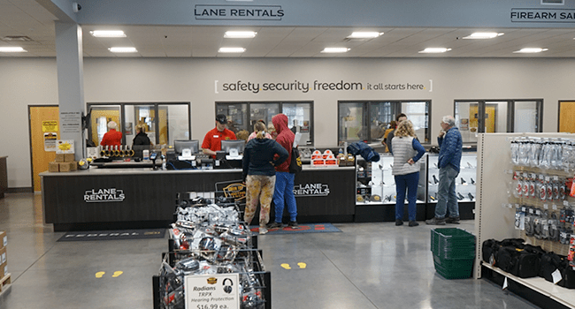 Green Top Shooting Range - Retail Counter