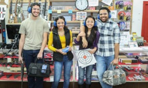Gun Owners at Their Local Range Smiling for a photo