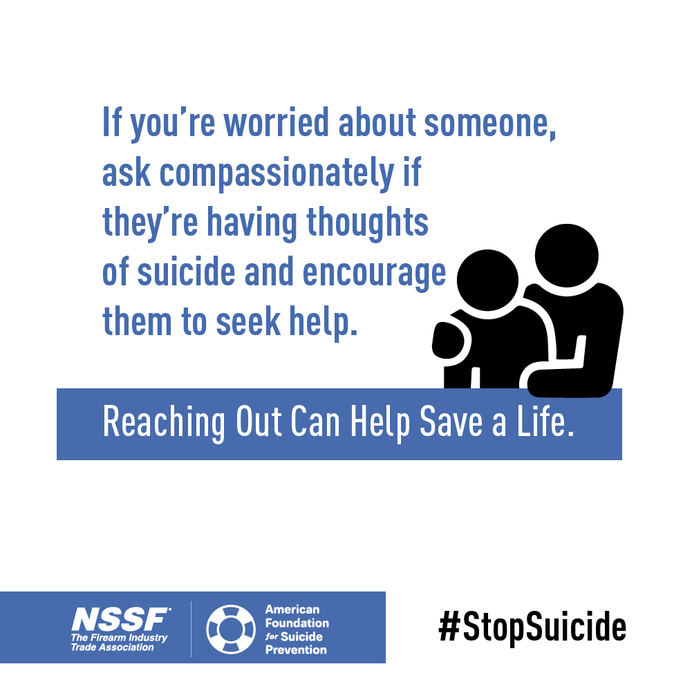 If you're worried about someone, reaching out can help save a life.