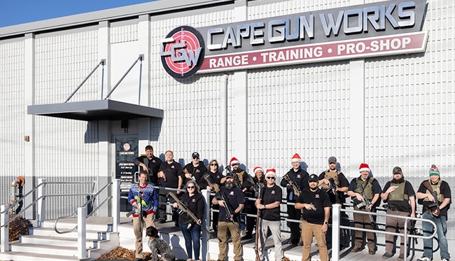 Cape Gun Works - Store Front with Staff