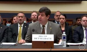 ATF Director Steven Dettelbach answers questions before the U.S. House Judiciary Committee