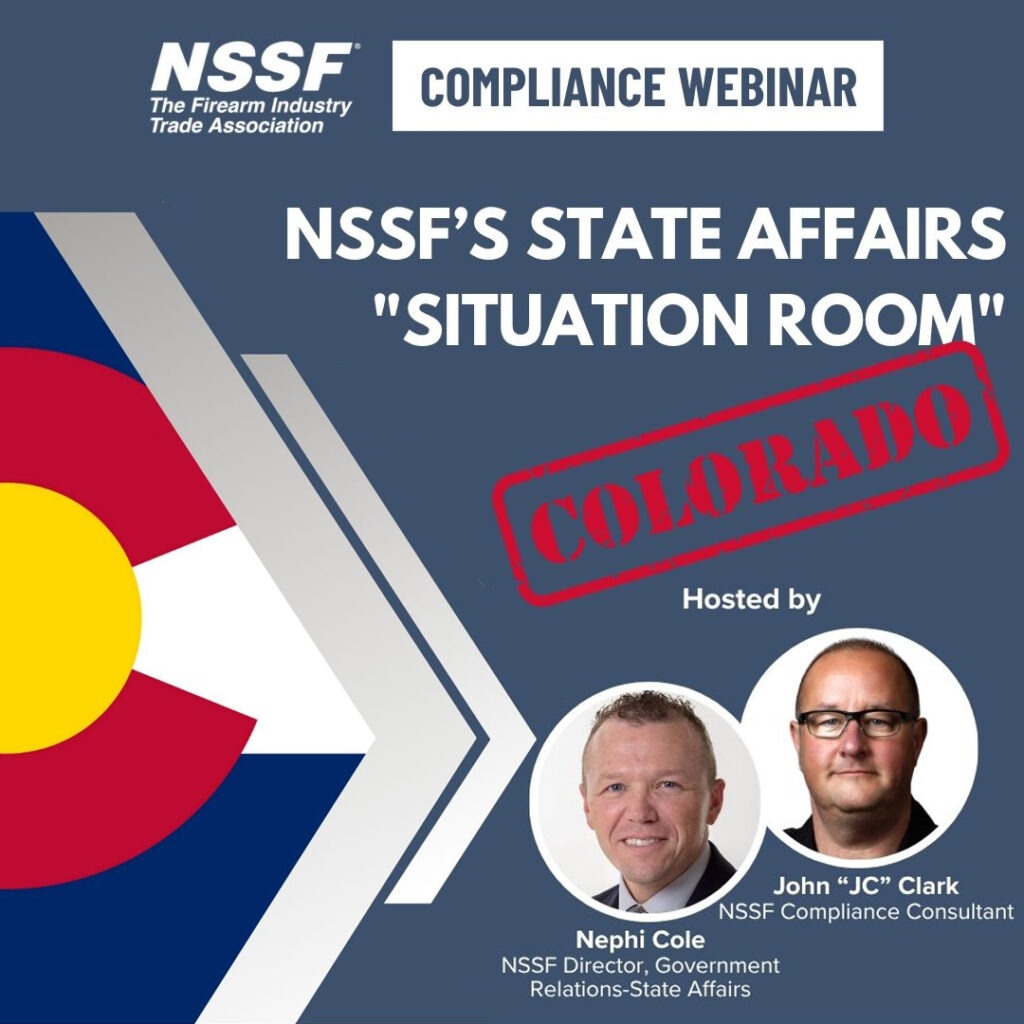 WEBINAR: Navigating Colorado's New FFL Requirements | NSSF State Affairs