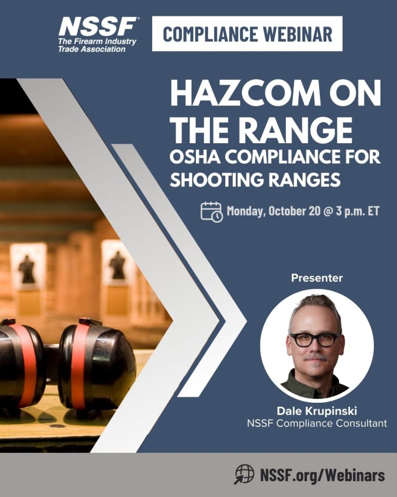 Compliance Webinar - HazCom on the Range: Understanding Hazard Communication for Shooting Range Operations