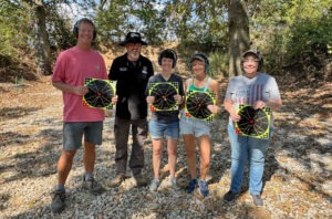 First Shots students and instructor, Woody Woodman