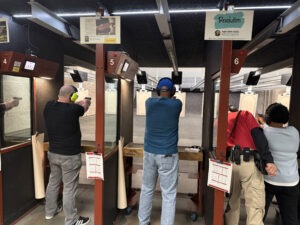 Triangle Shooting Academy First Shots range session.