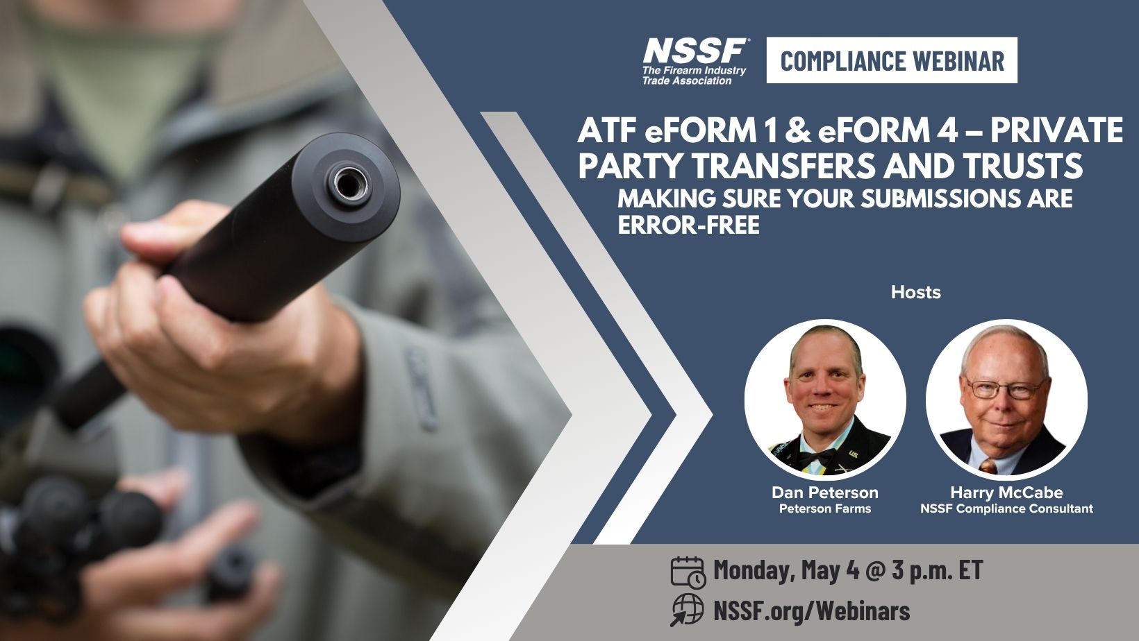 Webinar: ATF eForm 1 & eForm 4 – Private Party Transfers and Trusts