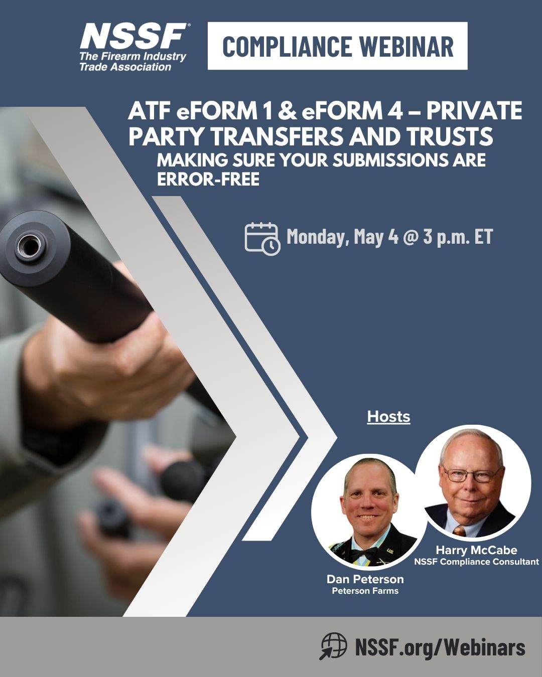 Webinar: ATF eForm 1 & eForm 4 – Private Party Transfers and Trusts